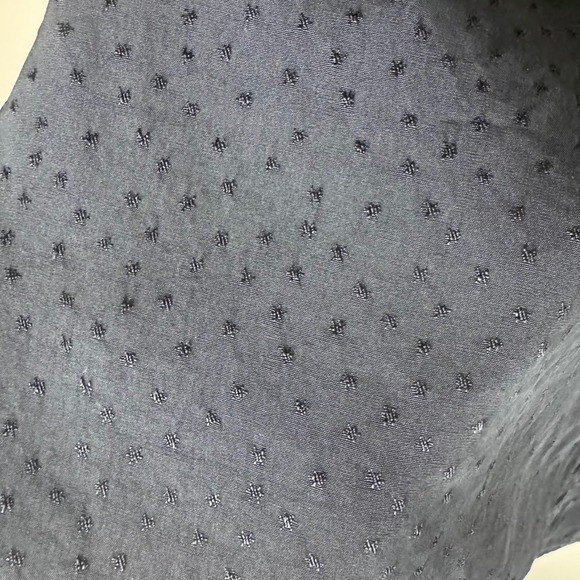 Madewell Puff-Sleeve Top in Floral Jacquard Black Size 14 - Picture 5 of 8